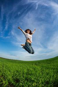 Happy Woman Who Quit Smoking